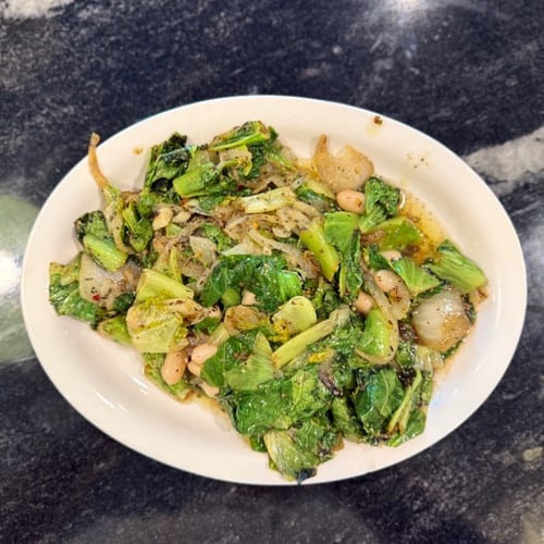 Greens & Beans.
